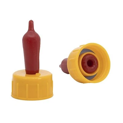 Ideal 7006 Pritchard Teat Nipple, Soft Latex, Red, 2-Pk.