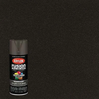 Fusion All-In-One Spray Paint + Primer, Textured Dark Bronze, 12-oz.