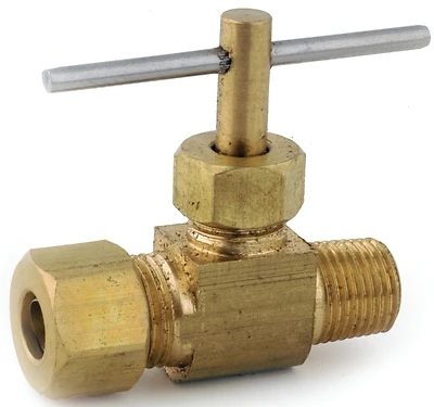 Needle Valve, 1/4 x 1/8 In.