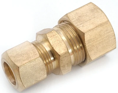 Anderson Metals 750082-1008 Reducing Union, Brass, 5/8 x 1/2 In.