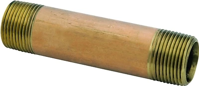 Anderson Metals 38300-1245 Red Brass Nipple, Lead Free, 3/4 x 4-1/2 In.