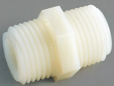 Nylon Hex Pipe Nipple, 3/8 In. MPT