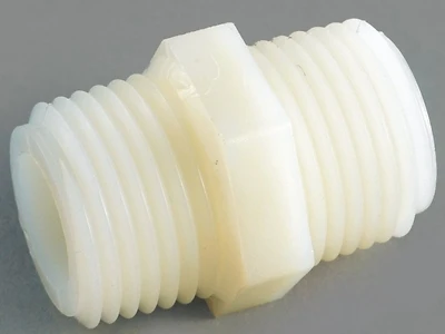Anderson Metals 53622-08 Nylon Hex Head Pipe Nipple, 1/2 In. MPT