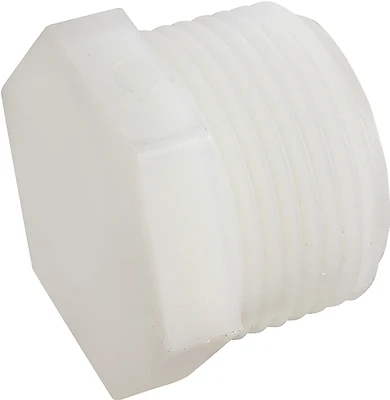 Anderson Metals 53621-06 Nylon Hex Head Pipe Plug, 3/8 In. MPT