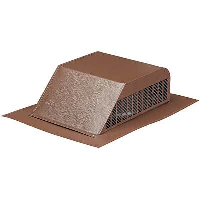 Slant Aluminum Roof Vent, Brown, 50-Sq. In.