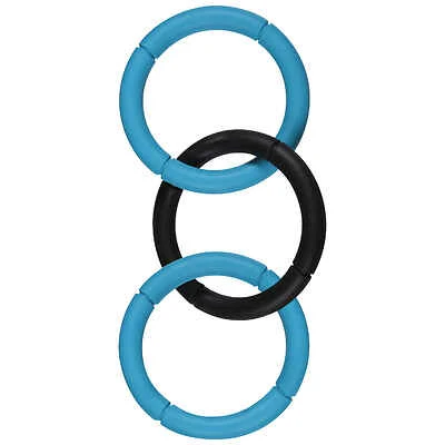 Invincible Rubber Chains Dog Toy, Triple Link, Large