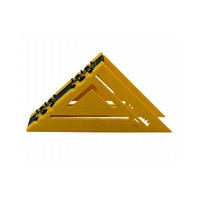 Double-Sided Carpenter Square, Yellow & Forest Green