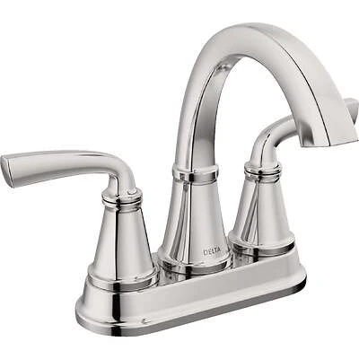 Geist 2-Handle Lavatory Faucet, Center-Set, Chrome