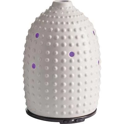 Gray Hobnail Ultrasonic Essential Oil Diffuser - 100 Ml Capacity