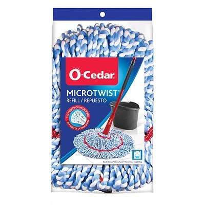 O-Cedar MicroTwist MAX 170640 Mop Refill, Microfiber, Multi-Color