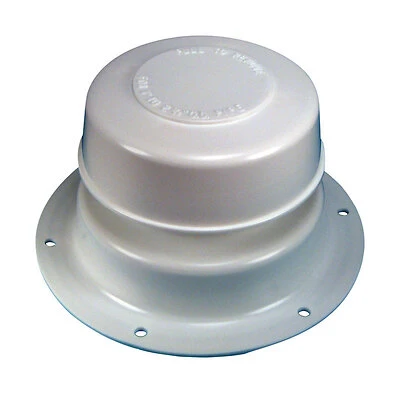 V-016b Plumbing Cap 5-1/2 In Od, 1 Pk, White Plastic, 2-3/4 In Height