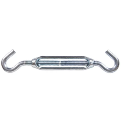 Group Zinc Plated Hook & Hook Turnbuckle 0.5-13 X 19.5 In.