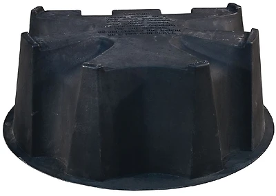 Black 10.1 In. H X 27 In. L X 20.6 In. D Recycled Polyethylene Rain Barrel Stand
