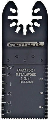 1-3/8 In. Bi-metal Flush Cut Oscillating Blade For Multi-purpose Tools
