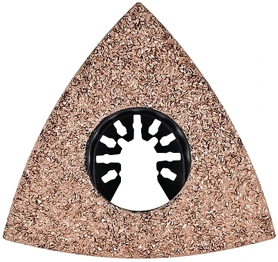 3-1/8 Inch Carbide Triangular Rasp For Wood, Tile Adhesive, Cement, And Mortar