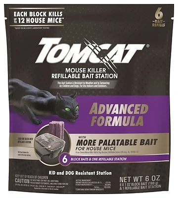 STATION BAIT MOUSE W/6 REFILL