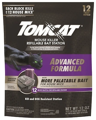 STATION BAIT MOUSE W/12 REFILL