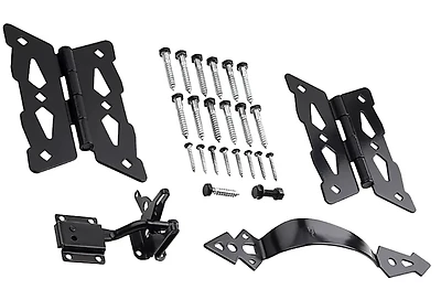 Decorative Butterfly Gate Kit, Black