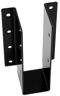Decorative Joist Hanger, Black, 3-3/16 x 5-1/8 x 2 In.