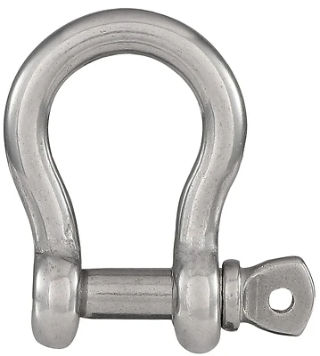 Anchor Shackle, Stainless Steel, 3/16 In.