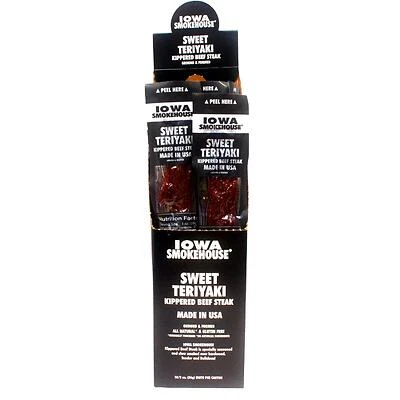 Kippered Beef Steak Sweet Teriyaki Jerky, 2-oz.