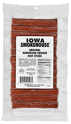 Hardwood Smoked Beef Sticks, Original, 11-oz.