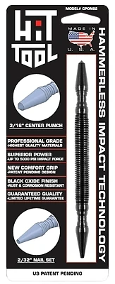 2/32 In. X 7 In. Hammerless Spring Loaded Nail Set & Center Punch Model Cp0ns2