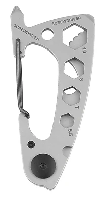Hy-Ko KC618 Keychain Clip-On Multi-Tool, 9-in-1