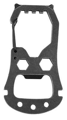 Hy-Ko KC622 Keychain Tool, Flat Fish, Stainless Steel, Black
