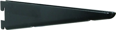 Shelf Bracket, Dual Track, Black, 9-In.