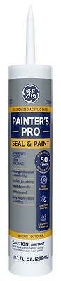 Painters Pro Seal & Paint Sealant, Clear, 10.1 Oz. Cartridge