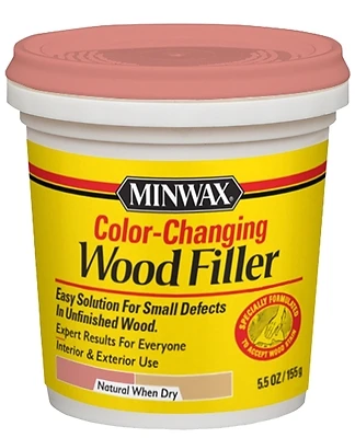 Color-Changing Wood Filler, Natural, 5.5 oz.