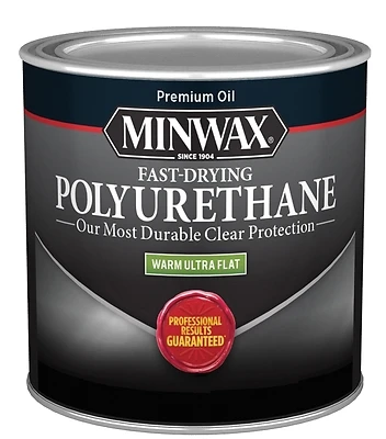 Minwax 230114444 Ultra Flat Polyurethane, Clear, 1/2 Pt.