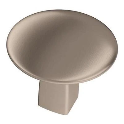 Amerock BP55362G10 Riva Cabinet Knob, Satin Nickel, 1-1/4 In.