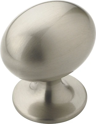 Amerock TEN53018G10 Everyday Heritage Cabinet Knob, Satin Nickel, 1-3/8 In., 10-Pack