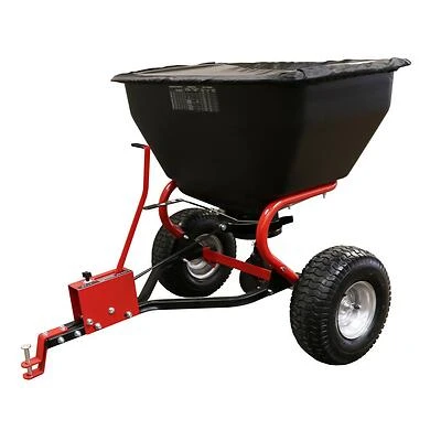 Precision 200 lbs. Tow Behind Broadcast Spreader with Direct Rod Control