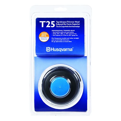Husqvarna 2118270 T25 Tap Advance Trimmer Head, Straight Shaft