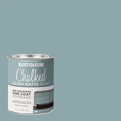 Rust-Oleum 371675 Chalked Ultra Matte Paint, Blue Harbor, 30 Oz