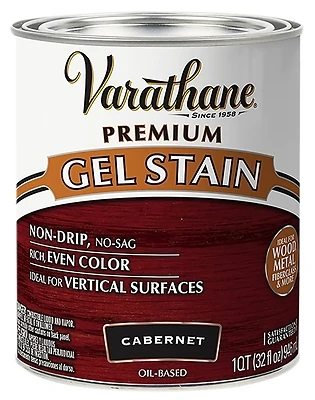 Cabernet Gel Wood Stain, Qt.