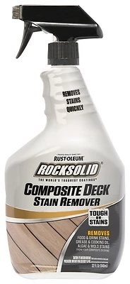RockSolid Composite Deck Stain Remover, 32-oz.