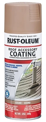 Roof Accessory Coating, 12-oz. Spray, Cedar