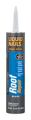 Liquid Nails RR-808 Roof Repair, Asphalt Sealant, 10.3 oz.