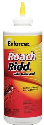 Enforcer RR16 Roach Ridd Boric Acid Roach Killer, 16 Oz.