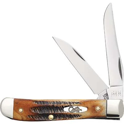 Mini Trapper Pocket Knife 2.74 In. 6.5 Bonestag With Tru-sharp Blades