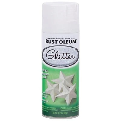 Specialty Glitter Spray Paint, Pearl White, 10.25-oz.