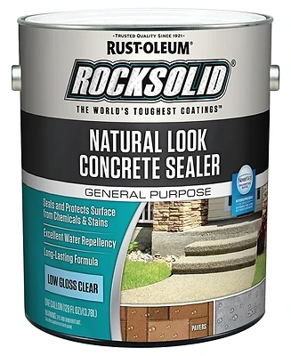 Rust-Oleum 317928 RockSolid Concrete Sealer, Natural Matte, 1 Gal