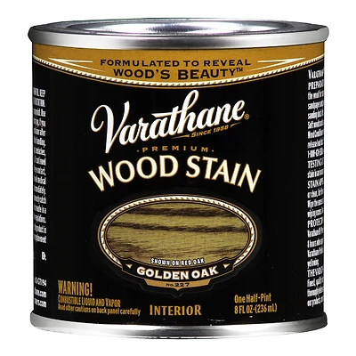 Golden Oak Premium Oil-Based Interior Wood Stain, 1/2-Pt.