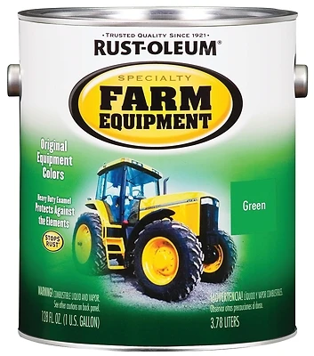 Specialty Farm Equipment Enamel Paint, John Deere Bright Green, 1-Gallon
