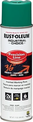 Industrial Choice Marking Paint, Safety Green, 17-oz.