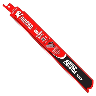 Diablo DS0910CFA3 Steel Demon Reciprocating Saw Blade, 10 TPI, 9 In., 3-Pk.